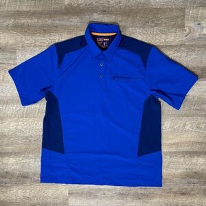 5.11 Tactical Polo Shirt Men's L Blue Short Sleeve Utility Pocket READ